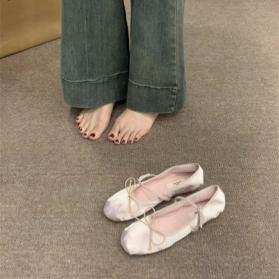 广州女鞋平底法式温柔玛丽珍单鞋