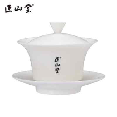 正山堂茶业 白瓷盖碗瓷都德化120ml 茶具