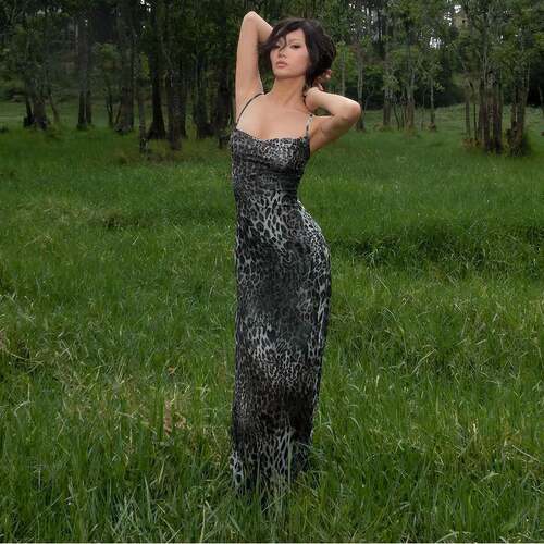 Knox Maxi Dress Leopard