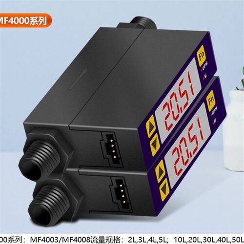 气体流量计MF4008n-50-R-V-A空气质量流量计数显小气体流量侧漏仪