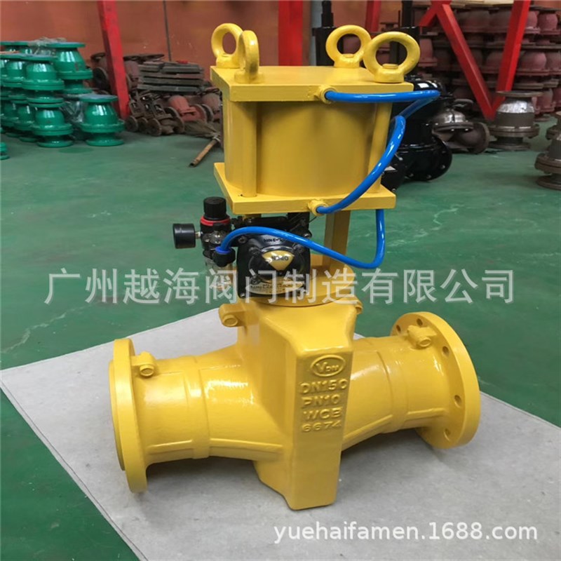 电动矿浆管夹阀调节型q粉尘矿浆磨料专用胶管阀电动铸铁法兰管夹图片