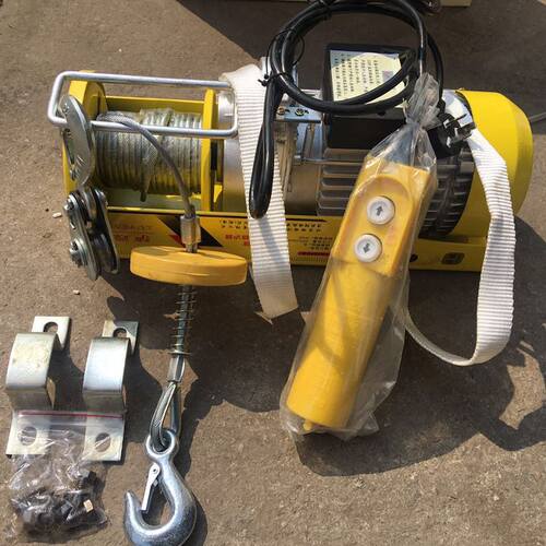 新品厂家支持钢h丝绳吊机家用PA300微型电动葫芦多功能提升机