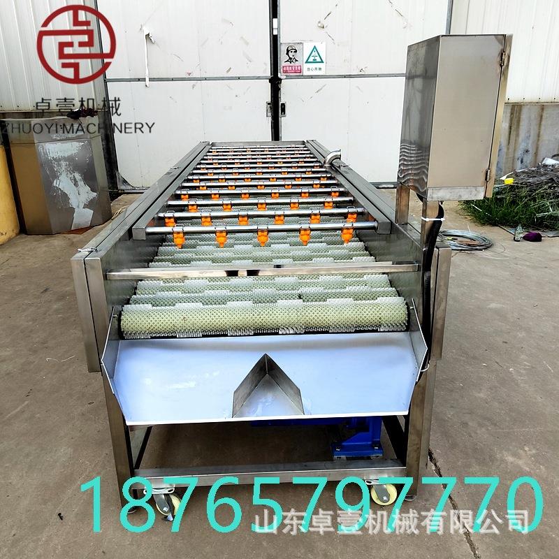 果蔬海生蚝商用辊清机山洗药清毛洗去皮机鲜全自XMA动大姜清洗机