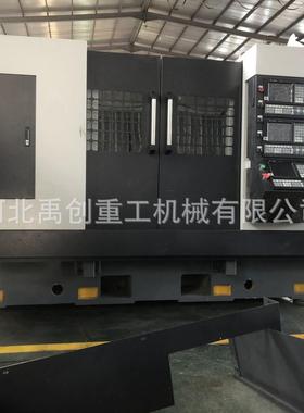 新型双面调节阀生产车床t实体厂家DN850角阀阀门专机