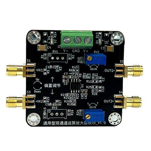 ne5532双路运算放大器双通道同相反相放大10mhz带宽可调放大*