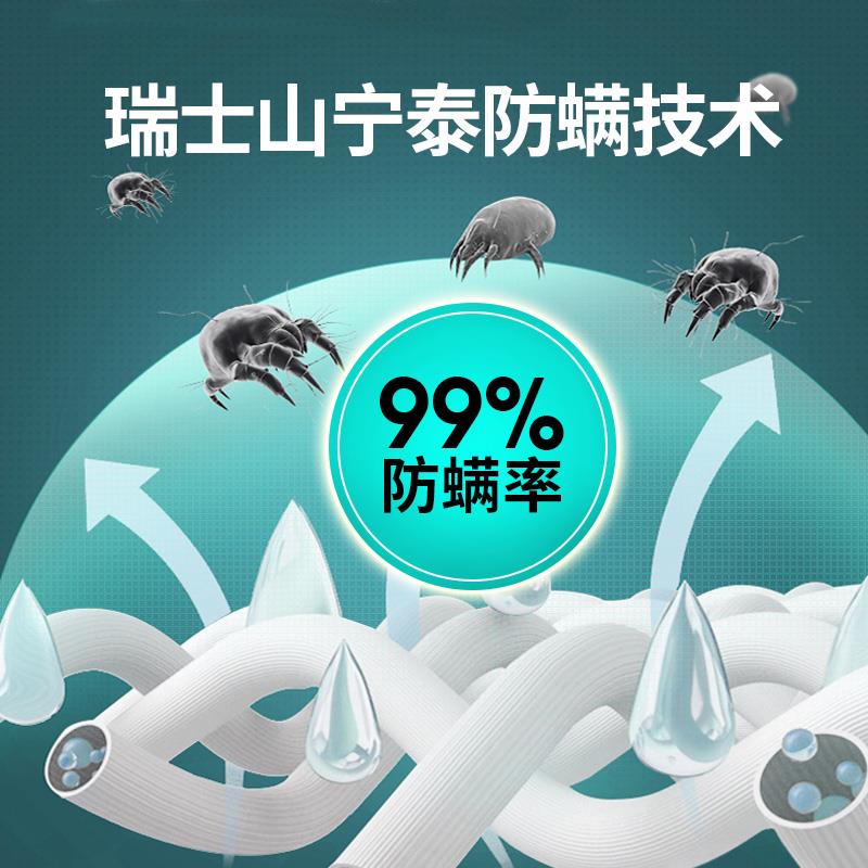 东宝床垫厚款乳胶床垫独立静音弹簧席梦思1.8m床防螨家用卧室深睡