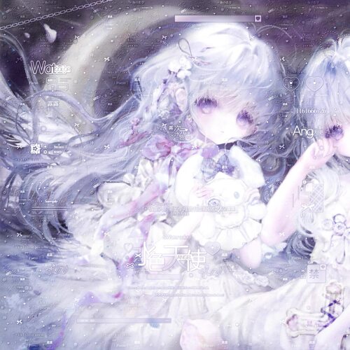 打包20张 didi安×治愈直购 闺蜜插画头像扭蛋原创圈 高清无水印