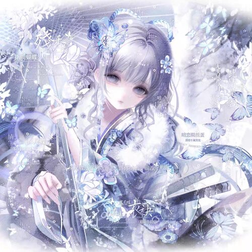80张 暗恋期扭蛋Riko 卡通女生动漫插画头像原创圈直购高清无水印