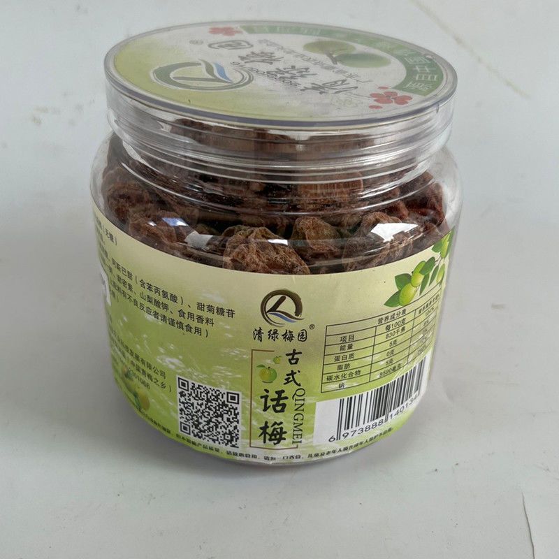 清绿梅园 古式话梅 梅脯 梅干 青梅果脯 休闲零食陆河特产