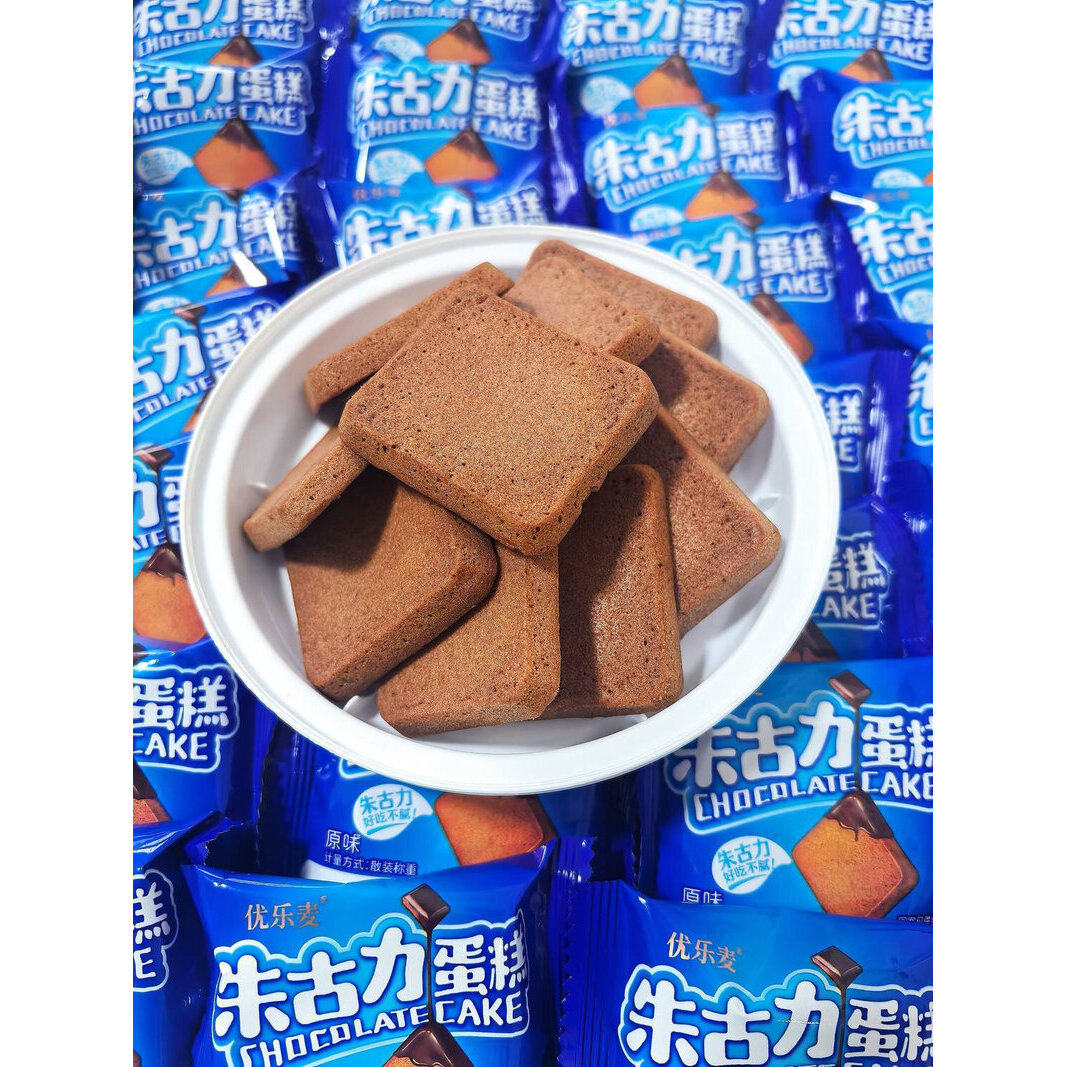 巧克朱古力蛋糕煎饼干干烙零食野餐聚会休闲等车小吃