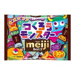 现货日本本土万圣节糖果meiji明治钢琴巧克力牛奶巧克力大包30枚