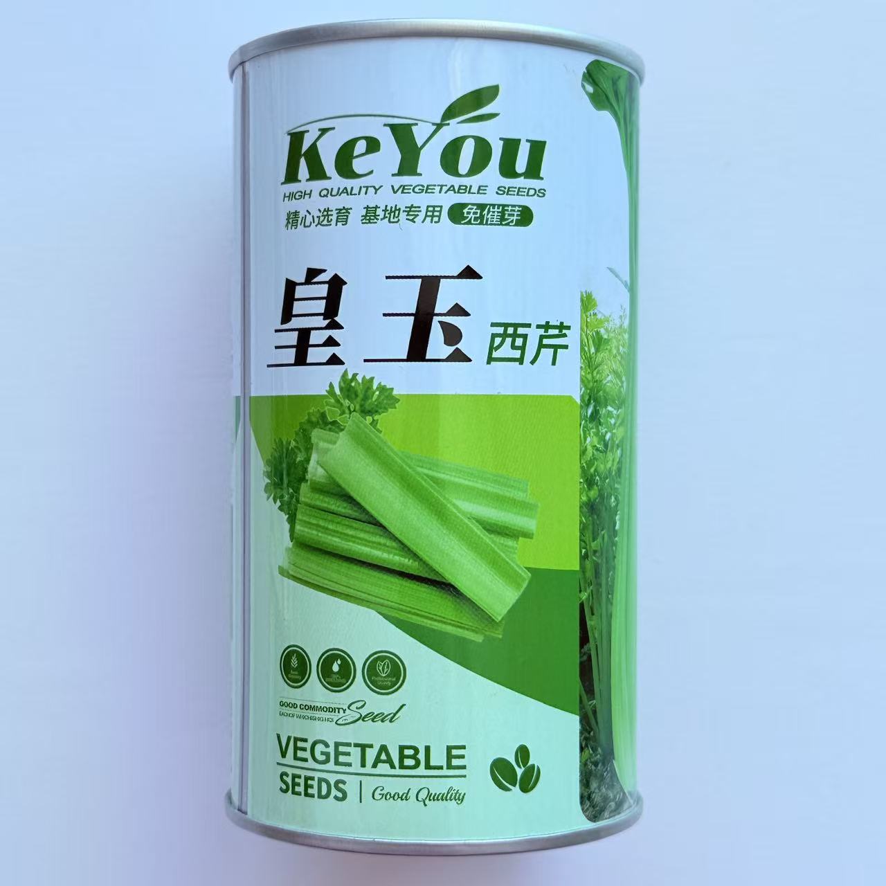 皇玉西芹种子芹菜种子香芹高质蔬菜种子精心选育基地专用罐装