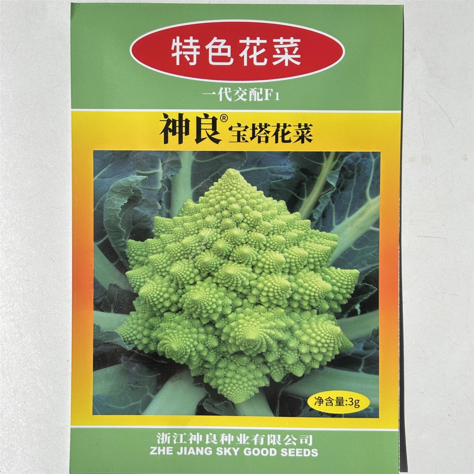 宝塔花菜种子富贵菜特色花菜种籽高产耐热耐湿生长快秋播蔬菜种孑