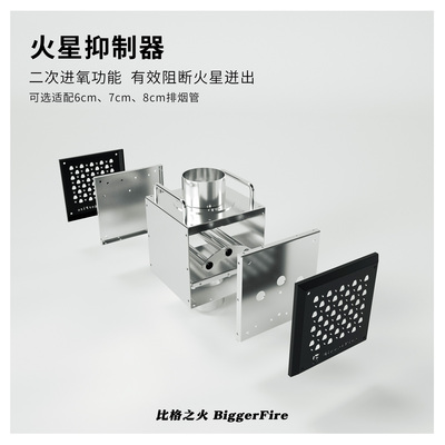 柴火炉比格之火火星抑制器