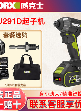 威克士 WU291D无刷锂电智驱控制起子机多功能电钻20V锂电手电钻