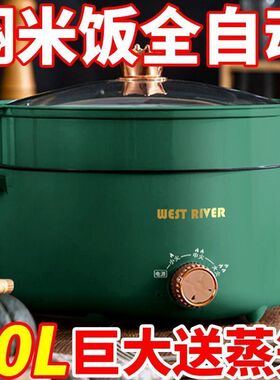 德国全自动电蒸锅不粘电饭煲电煮锅宿舍大容量电热锅多功能电火锅