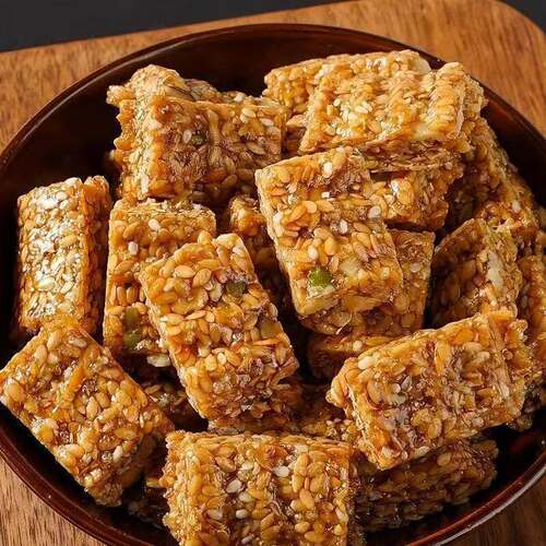 Sesame walnut shortbread