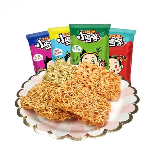 小当家干脆面20g*24包整箱混合口味干吃面休闲小零食饱腹解馋食品