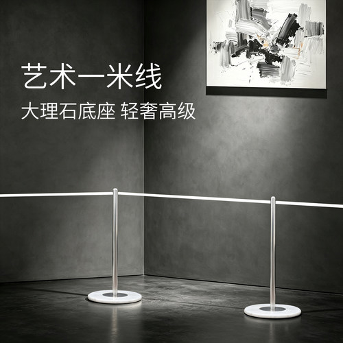 博物馆推荐画廊伸缩穿绳矮围栏