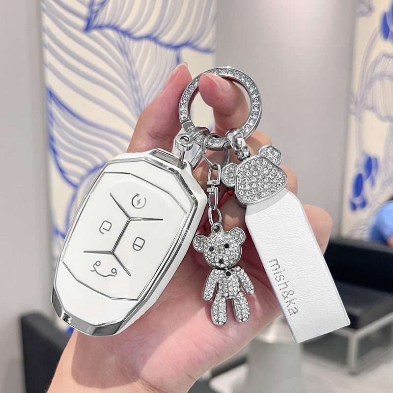 领克汽车钥匙套0102030506070809新能源保护套高档钥匙壳包扣男女