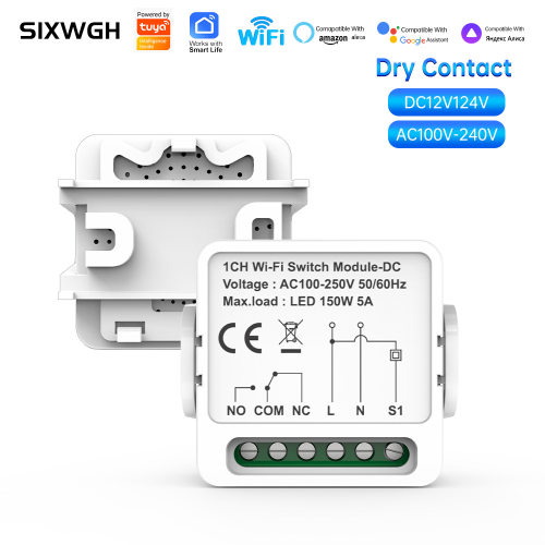 涂鸦WiFi智能开关干接点