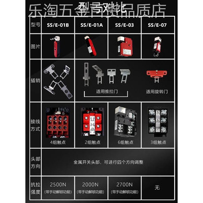 新款国产机床安全卫士门锁磁性开关士联锁自动化电磁锁定能替换其