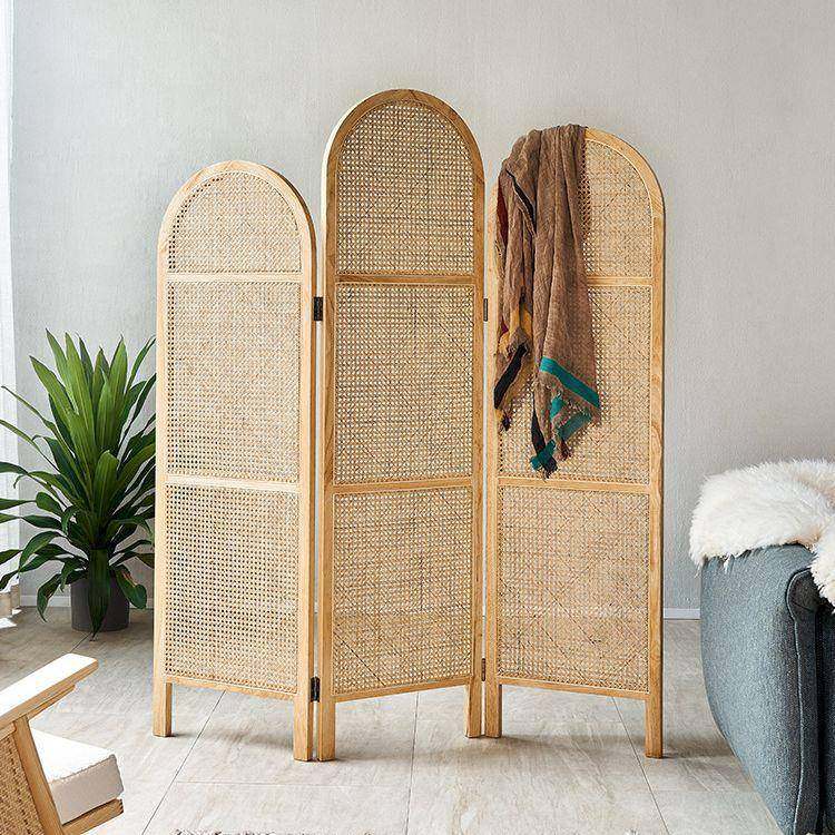 日式实木藤编屏风创意隔断墙可移动折叠折屏新中式小户型简约座屏,基础建材,脚轮/万向轮,淘宝优惠券,粉丝福利购,淘宝优惠卷