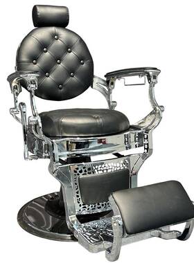 高档沙龙油头椅可升降可放倒理发店椅子复古油头椅发廊烫染美发椅