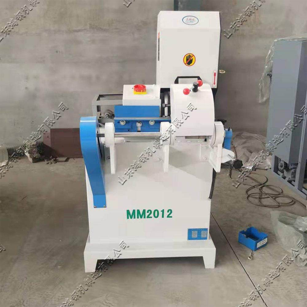 木棒毛刺圆滑设备立式扫把棍双砂带机小型木工家具厂圆棒抛光机