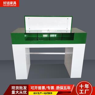 农村信用社填单台烤漆双面填表桌银行大厅资料填写台银行柜台家具