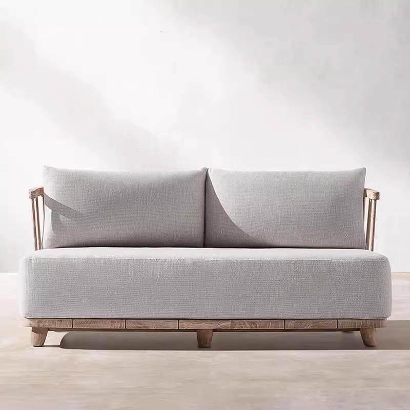 户外柚木沙发庭院防晒室外客厅阳台别墅休闲北欧实木家具全实木