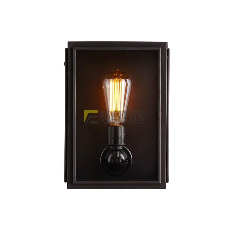 设计师复古工业风工程简约床头LED楼梯过道庭院外墙户外五金壁灯