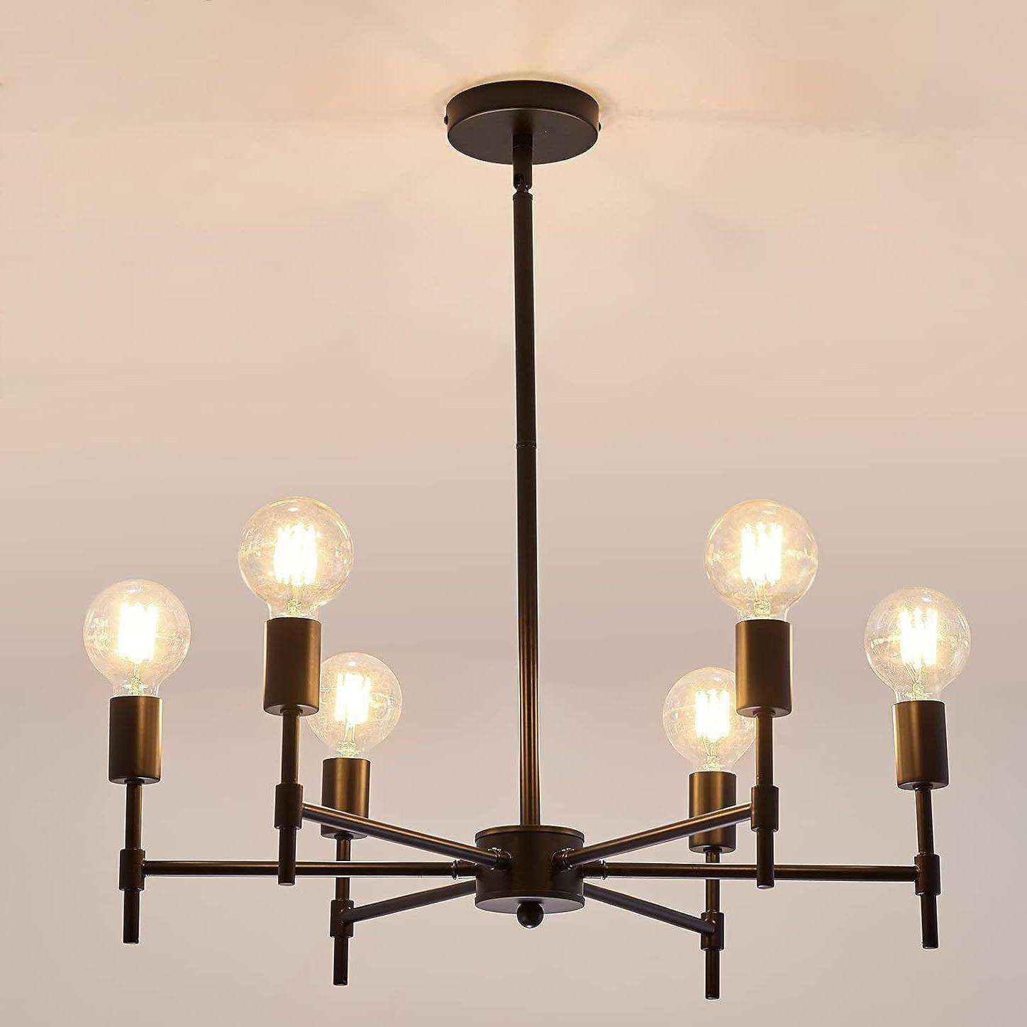 美式工业风复古吊灯服装店酒吧餐厅客厅简约创意loft个性铁艺灯具