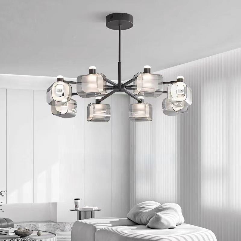 意式极简全铜轻奢客厅吊灯北欧大气设计师款别墅餐厅卧室玄关吊灯