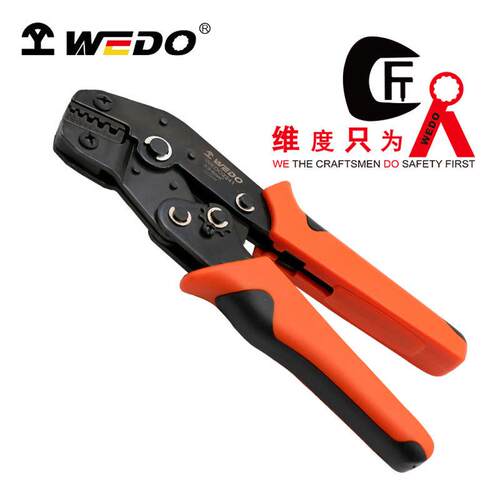WEDO维度工厂直供精密欧式端子压接钳7.5寸0.5-6.0mm² WEDO2241
