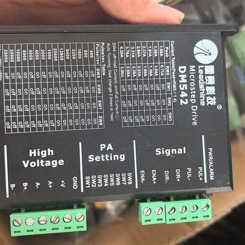 可维修DM542步进电机驱动器，6轴，电压-24V~+50V