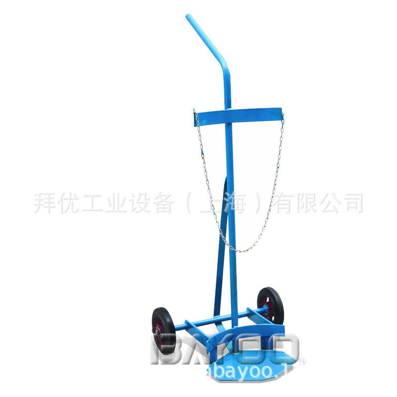 BAYOO/拜优 钢瓶手推车 气瓶推车 单柱带链条安全锁定
