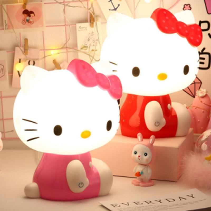 儿童卡通猫咪LED节能夜灯台灯家居摆件 86001