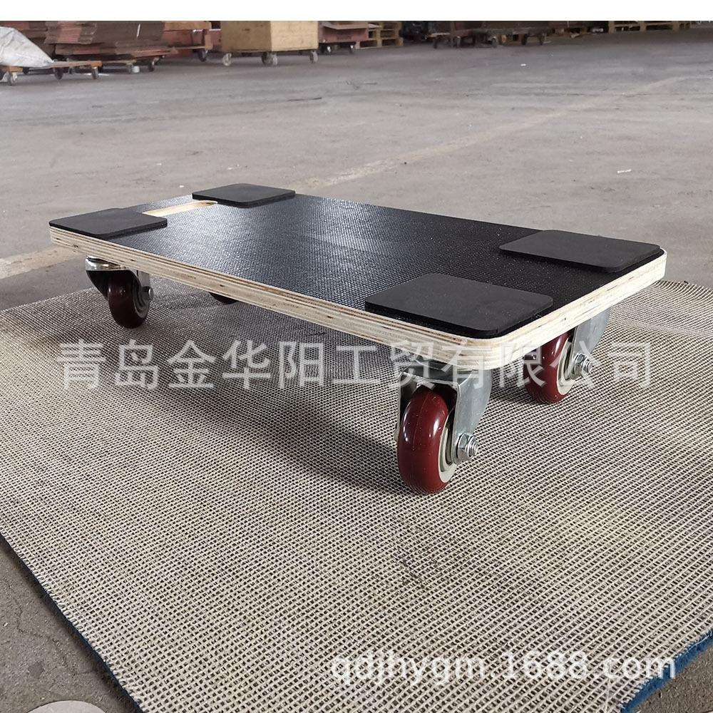 木制轻型搬家工具车PW5829 橡胶涂层多层板搬家 moving dolly