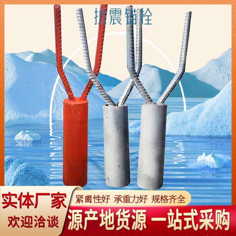 桥梁抗震锚栓桥墩桥台防震锚栓配套橡胶支座防震锚栓