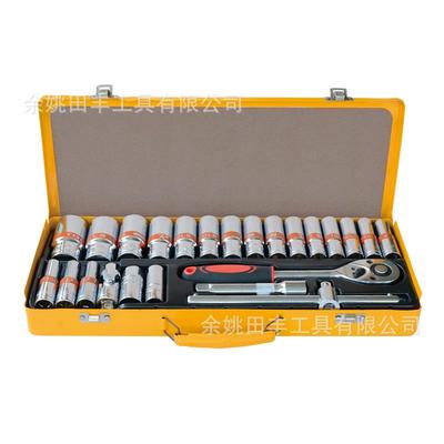 TF-7021 24件套长套筒组套 24PC铁盒套装工具