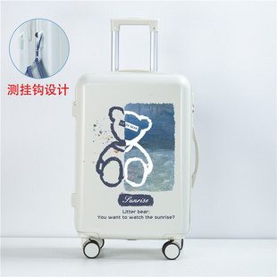 学生韩版 包时尚 手拉箱行李箱女大容量超大密码 箱新款 皮箱卡通拉杆