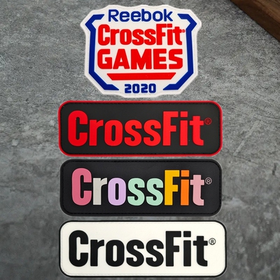 CrossFit魔术贴章 511徽章 英文士气章战术背包贴健身徽章PVC臂章