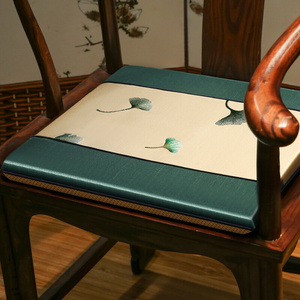 现代中式餐椅垫坐垫实木圈椅垫红木沙发坐垫四季通用加厚海绵垫子