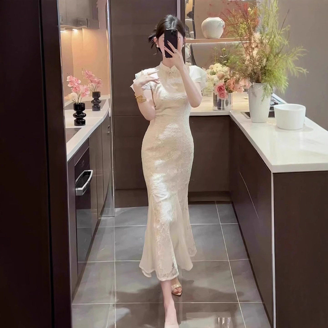 新中式国风连衣裙女夏季