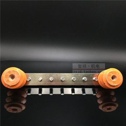 厂家七位零排套7孔加厚5*25mm宽 M8零线排接零排铜排电箱接线端子