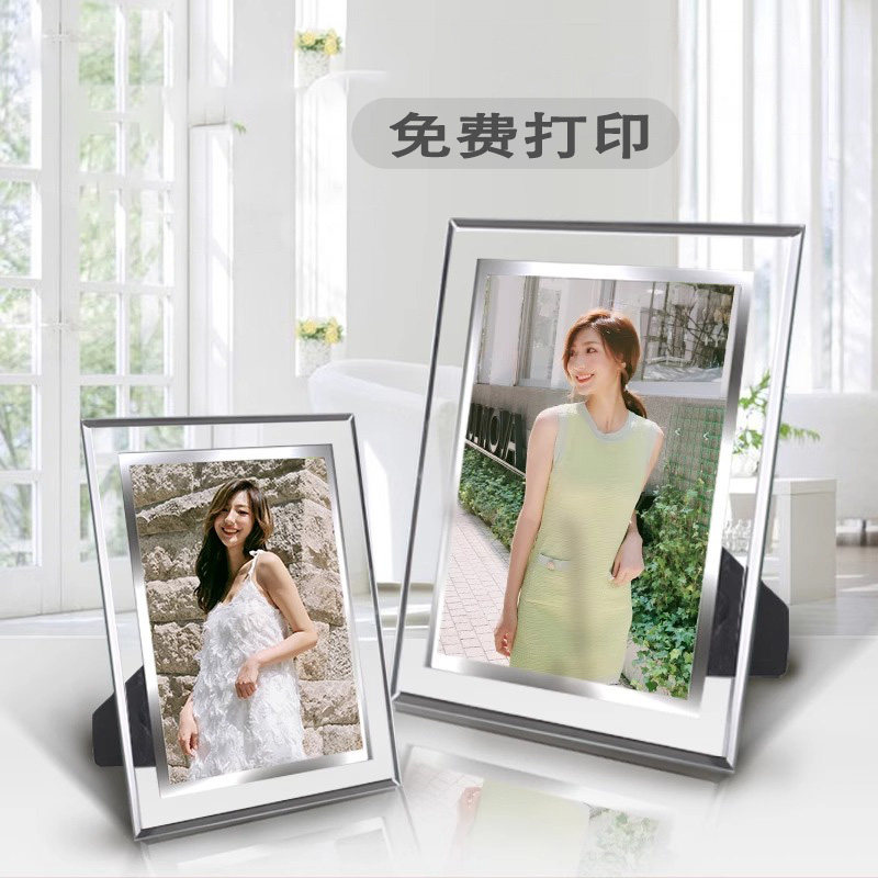 水晶玻璃相框摆台4荣誉证书框