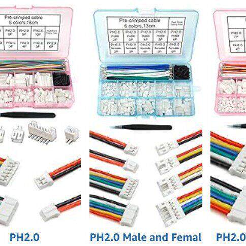 GH1.25SH1.0ZH1.5PB1.25PH2.0连接器和预压接电缆兼容
