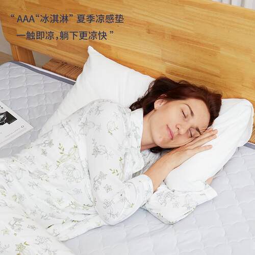 Domiamia哆咪呀夏季冰丝凉席成人凉感垫冷感软垫清凉垫可水洗
