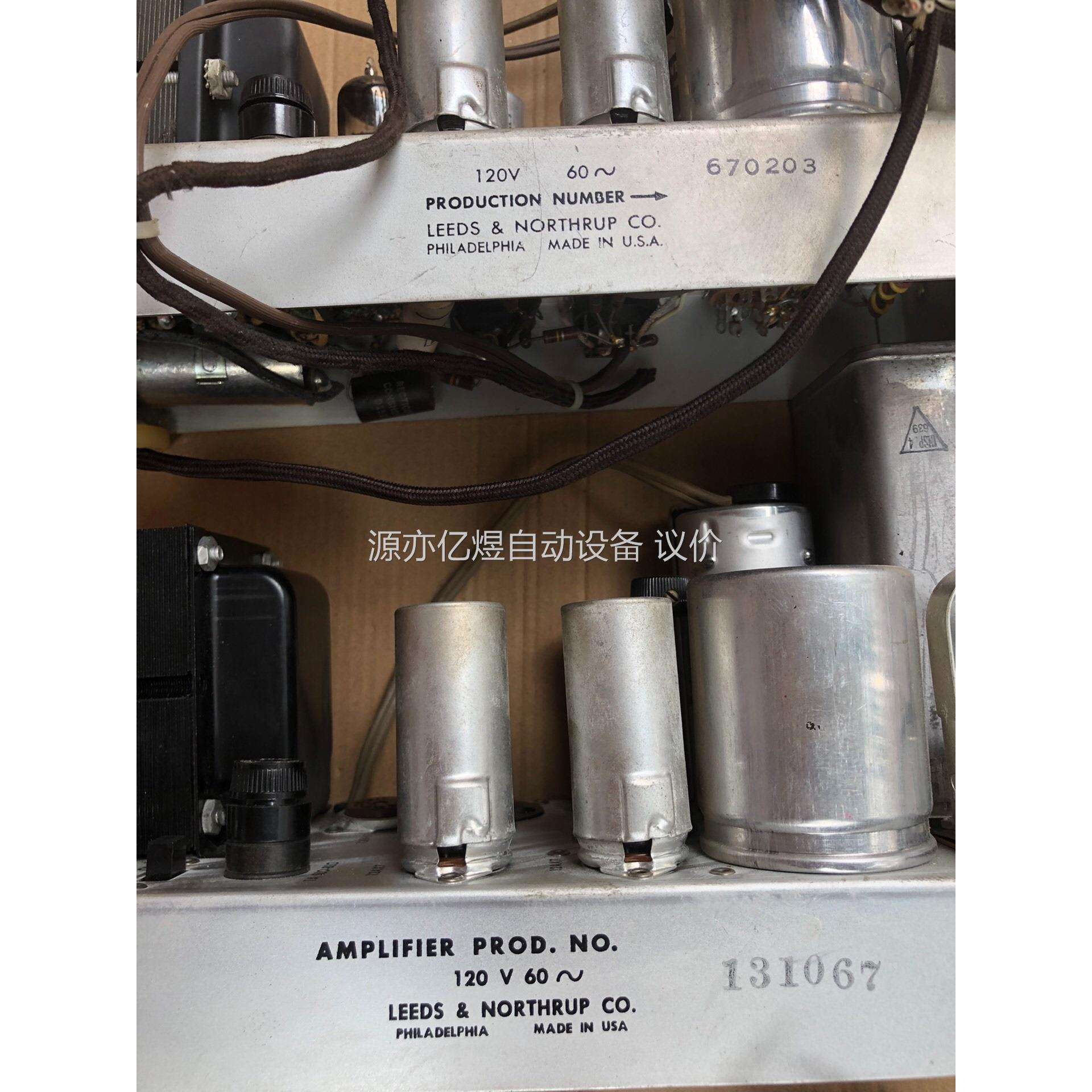 美国,LEEDS & NORTHRUP,牛输入胆前级,有俩台